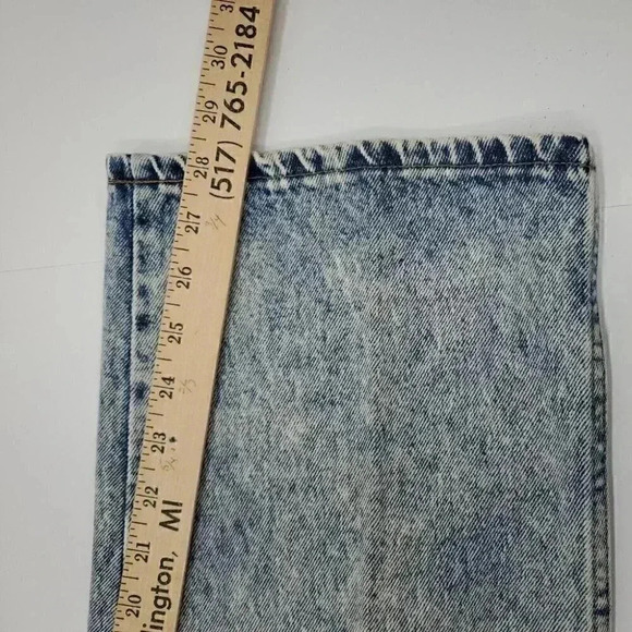 Vintage Rustler Stonewash Acid Jeans Men's Size 44x30 Made in USA - Picture 6 of 8